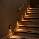 Rabalux 77195 LED venkovní nástěnné svítidlo Lunca | 1W integrovaný LED zdroj | 15lm | 3000/4500/6500K | černá