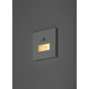 Rabalux 77198 LED venkovní nástěnné svítidlo Lunca | 1W integrovaný LED zdroj | 50lm | 3000/4500/6500K | pohybové čidlo | bílá