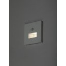 Rabalux 77198 LED venkovní nástěnné svítidlo Lunca | 1W integrovaný LED zdroj | 50lm | 3000/4500/6500K | pohybové čidlo | bílá