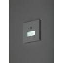 Rabalux 77198 LED venkovní nástěnné svítidlo Lunca | 1W integrovaný LED zdroj | 50lm | 3000/4500/6500K | pohybové čidlo | bílá