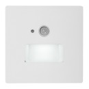 Rabalux 77198 LED venkovní nástěnné svítidlo Lunca | 1W integrovaný LED zdroj | 50lm | 3000/4500/6500K | pohybové čidlo | bílá
