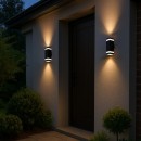 Rabalux 77210 LED venkovní nástěnné svítidlo Urfa Line | 16W integrovaný LED zdroj | 1500lm | 3000/4000/6000K | antracit