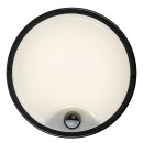 Rabalux 77213 LED venkovní nástěnné svítidlo Lonato | 18W integrovaný LED zdroj | 1730lm | 4000K | pohybové čidlo | černá