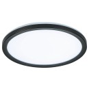 Rabalux 7774 LED venkovní stropnice Inverness 1x15W | 1190lm | 2700-6500K | IP44 - dálkové ovládání, stmívatelné, noční režim, WiFi, časovač, černá