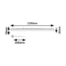 Rabalux 98078010 LED nástěnné svítidlo Bareg | 16W integrovaný LED zdroj | 1600lm | 3000K