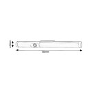 Rabalux 98078031 LED nástěnné svítidlo Rakar  | 3W integrovaný LED zdroj | 180lm | 4000K