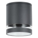 Rabalux 7817 venkovní stropní přisazené svítidlo Zombor 1x35W | GU10 | IP54 - antracit