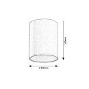 Rabalux 7819 venkovní stropní přisazené svítidlo Zombor 1x35W | GU10 | IP54 - antracit