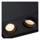 Lucide 22953/02/30 stropní bodové svítidlo Tube 2x50W | GU10 - černá, nastavitelné, stmívatelné