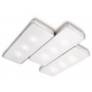 LED přisazené nástěnné a stropní svítidlo Philips 9x2W -> nahrazuje 80W  - matný chrom