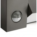 Philips 16943/93/16 venkovní nástěnné svítidlo s pohybovým čidlem Border 1x23W|E27||IP44
