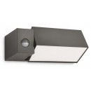 Philips 16943/93/16 venkovní nástěnné svítidlo s pohybovým čidlem Border 1x23W|E27||IP44
