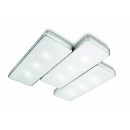 LED přisazené nástěnné a stropní svítidlo Philips 9x2W -> nahrazuje 80W  - matný chrom