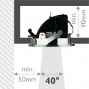 Philips 57989/17/16 LED stropní bodové svítidlo Skyon 1x6,5W|2700K