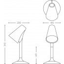 Philips 43500/93/LI LED stolní lampička Piculet 2x2,5W|2700K
