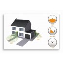 Philips 17808/87/16 LED venkovní nástěnné svítidlo Dusk 1x1,5W |100lm | 2700K | IP44 - šedá