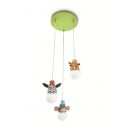 Philips 40594/55/16 dětské stropní svítidlo Zoo 3x12W|E27