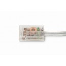 stojací lampa Philips Jiu 3x28W G9 - matný chrom