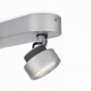 Philips 53272/48/16 LED stropní bodové svítidlo Rimus 2x3W | 330lm | 2700K - stříbrná