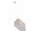 LEDKO 70045 závěsné stropní svítidlo Hockey 1x11W | 1320lm | 4000K - stříbrné