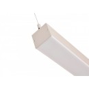 LEDKO 70045 závěsné stropní svítidlo Hockey 1x11W | 1320lm | 4000K - stříbrné