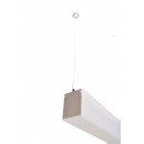 LEDKO 70027 LED závěsné stropní svítidlo Line 27W | 3300lm | 4000K - stříbrné