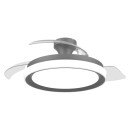 Philips 8721103096043 LED ventilátor s osvětlením Bliss  | 35W integrovaný LED zdroj | 4500lm | 2700-6500K | stmívač | dálkové ovládání | černá
