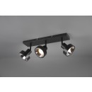 Trio 800700332 přisazené stropní bodové svítidlo Leon 3x35W | GU10 | IP20 - matná černá