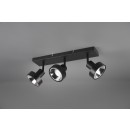 Trio 800700332 přisazené stropní bodové svítidlo Leon 3x35W | GU10 | IP20 - matná černá