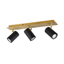 Trio 802400380 přisazené bodové svítidlo Marley 3x35W | GU10 - zlatá, černá