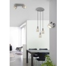 Trio 803600207 přisazené stropní a nástěnné svítidlo Wailer 2x5W | GU10 | IP20 - nikl s šedou