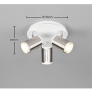 Trio T814530307 bodové stropní svítidlo GILLAN GU10