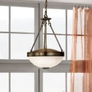 Eglo 82747 závěsné stropní svítidlo Savoy 2x60W | E27 - bronz