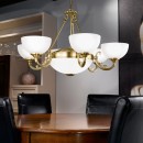 Eglo 82749 závěsné stropní svítidlo Savoy 6x40W+2x60W | E14+E27 - bronz