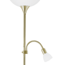 Eglo 82844 stojací svítidlo Up 2 1x60W+1x25W | E27+E14 - bronz