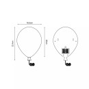 Zuma Line 003064-029597 LED nástěnné svítidlo BALLOON integrovaný LED zdroj