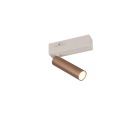 Trio T849210165 LED bodové nástěnné svítidlo AMBALA  | 5W integrovaný LED zdroj | 1x500lm | 2300+3000+4000K | s vypínačem | hnědá