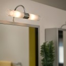 Eglo 85816 nástěnné svítidlo nad zrcadlo Granada 2x33W | G9 - chrom