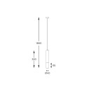 Zuma Line 8620103 závěsné stropní svítidlo MADERA | 28W G9