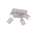 Trio T867730476 bodové stropní svítidlo SOKA  | 10W GU10 | šedá