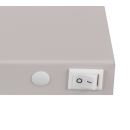 Trio T867770176 bodové nástěnné svítidlo SOKA | 10W GU10 | s vypínačem | šedá