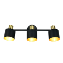 Trio T868800380 bodové stropní svítidlo EVA  | 10W E14 | černá | zlatá