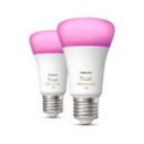 Philips Hue 8719514291317 LED žárovka E27 2x9W | E27 | 1100lm | 2000-6500K | RGB - set 2 ks, stmívatelné, Bluetooth, White and color Ambiance