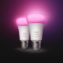Philips Hue 8719514328365 LED žárovka 1x6,5W | E27 | 800lm | 2000-6500K | RGB - set 2 ks, Bluetooth, stmívatelné, White and Color Ambiance