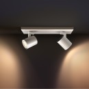 Philips Hue 8719514338142 přisazený lustr Runner 2x5,5W | GU10 | 500-700lm | 2200-6500K - White Ambiance, dálkové ovládání, stmívatelné, Bluetooth, bílá