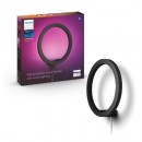 Philips Hue 8719514343382 LED nástěnné svítidlo Sana 1x20W | 1200-1400lm | 2000-6500K - White and Color Ambiance, stmívatelné, Bluetooth, černá