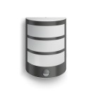 Philips 8719514417656 LED venkovní nástěnné svítidlo s pohybovým čidlem Python 1x6W | 500lm | 4000K | IP44 - antracit