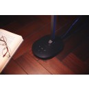 Philips 8719514443655 LED stolní dotykové svítidlo Sword 1x12W | 450lm | 2700-6500K - USB, stmívatelné, šedá