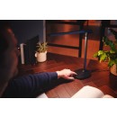 Philips 8719514443655 LED stolní dotykové svítidlo Sword 1x12W | 450lm | 2700-6500K - USB, stmívatelné, šedá