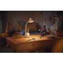 Philips 8719514443778 LED stolní dotykové svítidlo Hat 1x4W | 80lm | 3000-5700K - USB, stmívatelná, se stojanem na mobil, bílá
